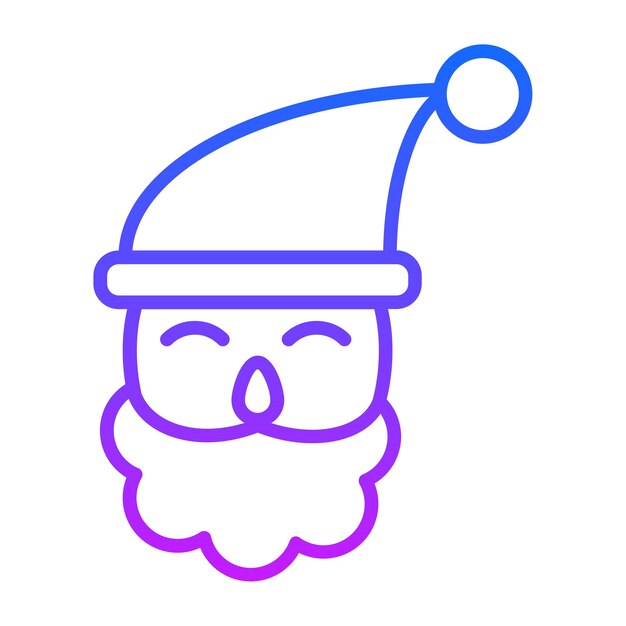 un sombrero de Papá Noel con un sombreiro de papá Noel en él