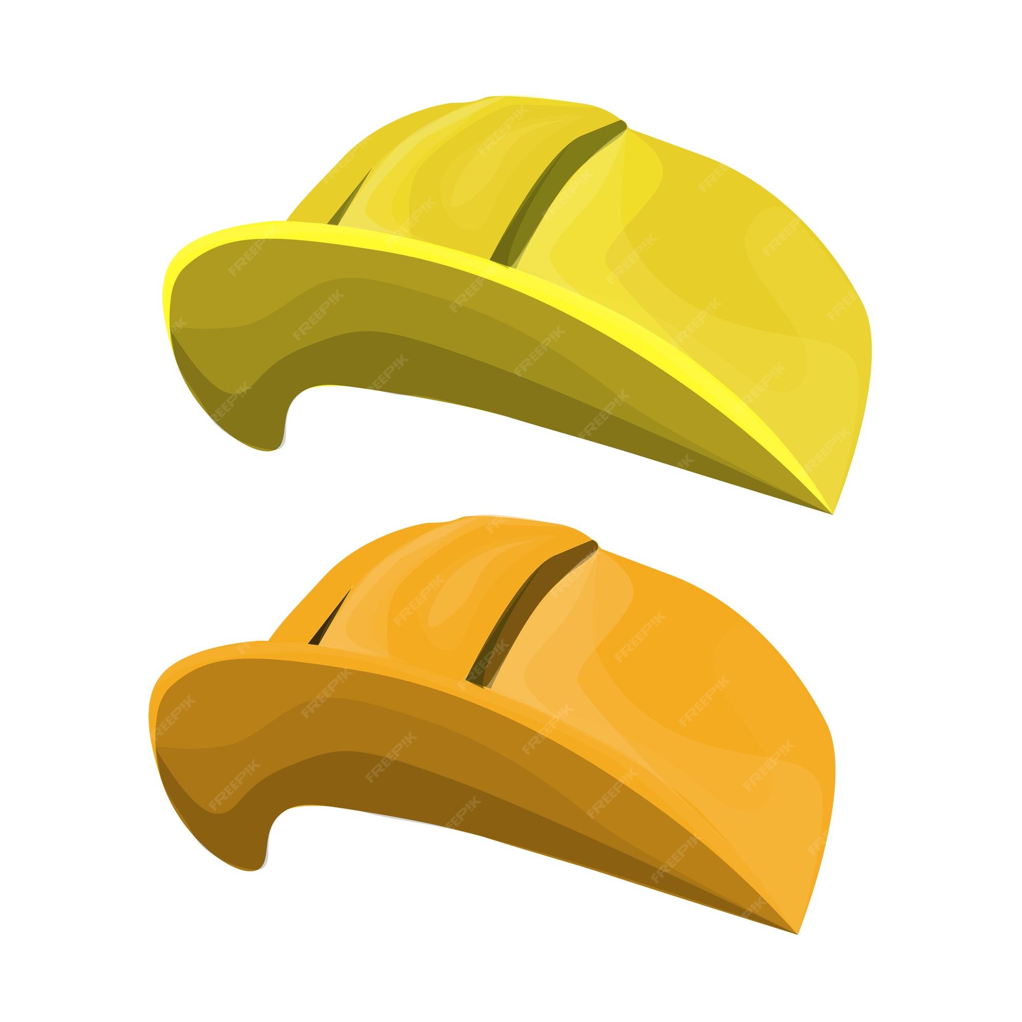 lógica evitar La base de datos Sombrero de seguridad ilustración aislada sobre fondo blanco, casco de  construcción. sombrero de seguridad amarillo. el plastico | Vector Premium