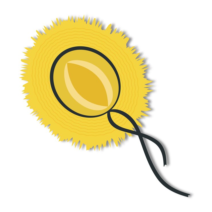 Vector sombrero de sol sombrero de playa en un icono de fondo blanco para la ilustración de vector de aplicación de sitio