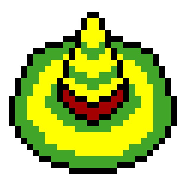 Sombrero sombrero mexicano en pixel art