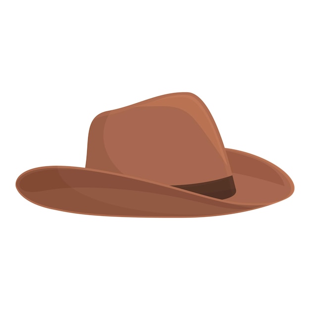 icono de vector de sombrero de vaquero. ropa de ilustración de moda  occidental diseño de texas