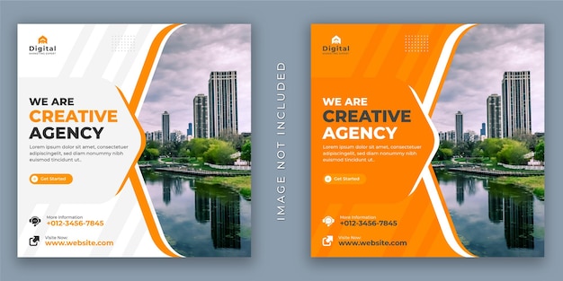Vector somos agencia creativa y flyer de negocios corporativos.