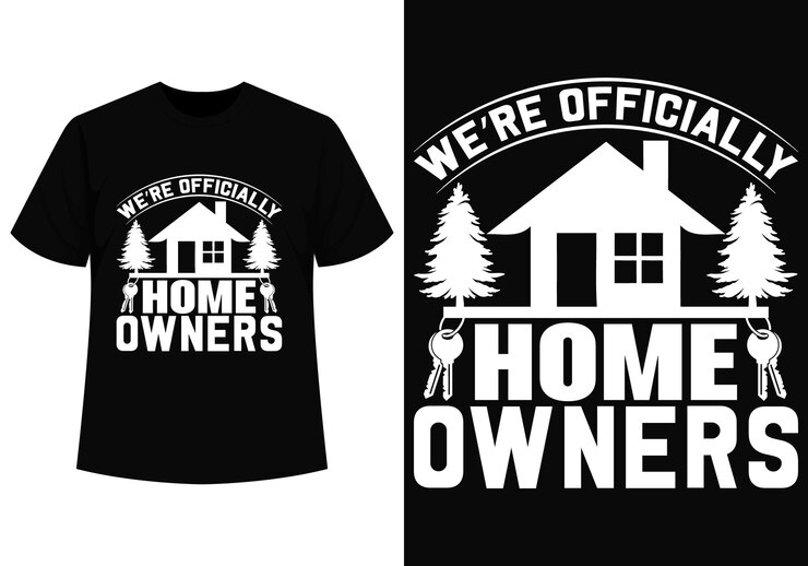 Somos oficialmente diseño de camiseta de dueño de casa
