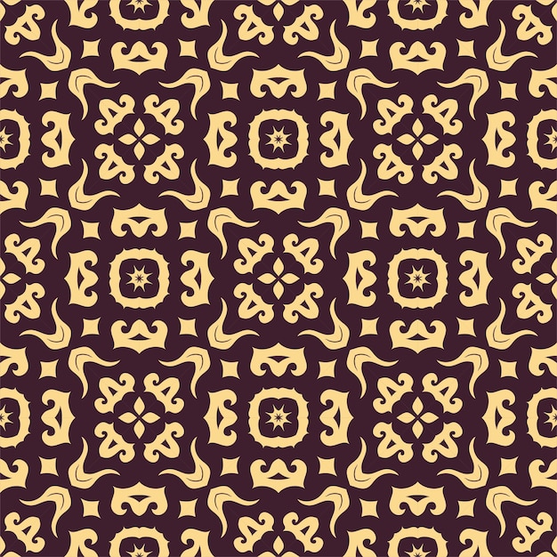 Vector songket patrón de estilo moderno de fondo. adorno sin costuras batik listo para imprimir