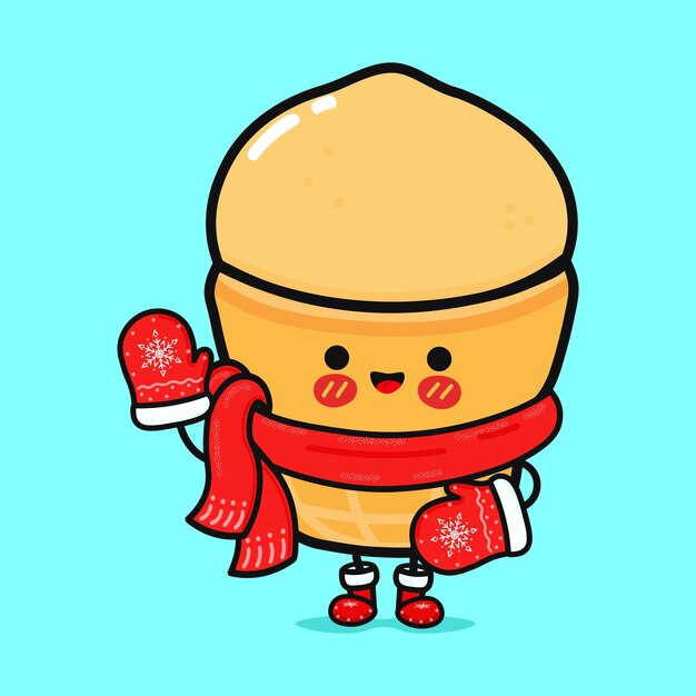 Sonríe muy bien, feliz Navidad de helado.