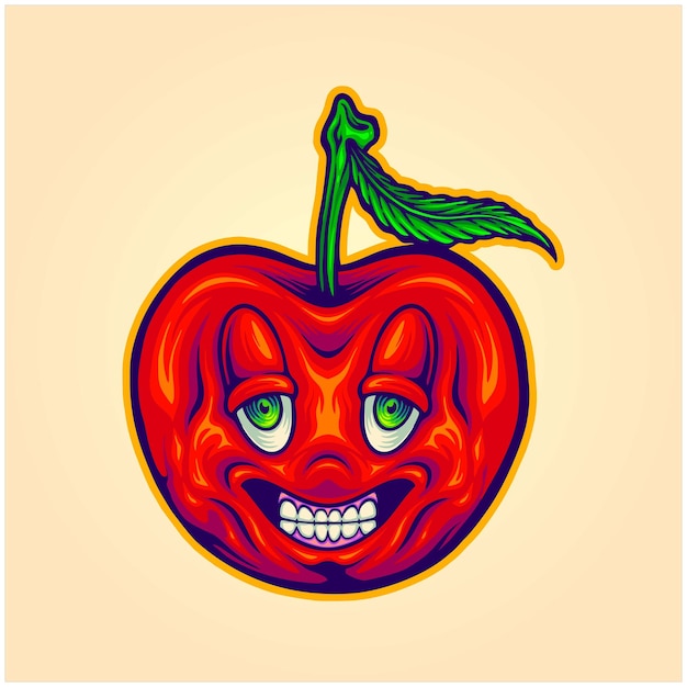 La sonrisa de las cerezas dulces derrite los corazones