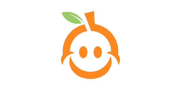 y sonrisa logotipo diseño logotipo diseño plantilla icono naranja símbolo vectorial idea creativa