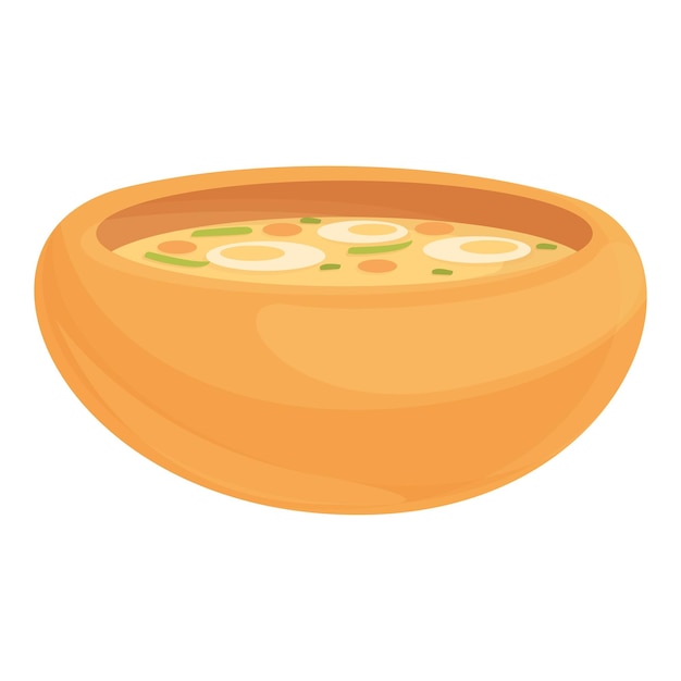 Sopa de champiñones icono dibujos animados vector polonia comida cultura turismo