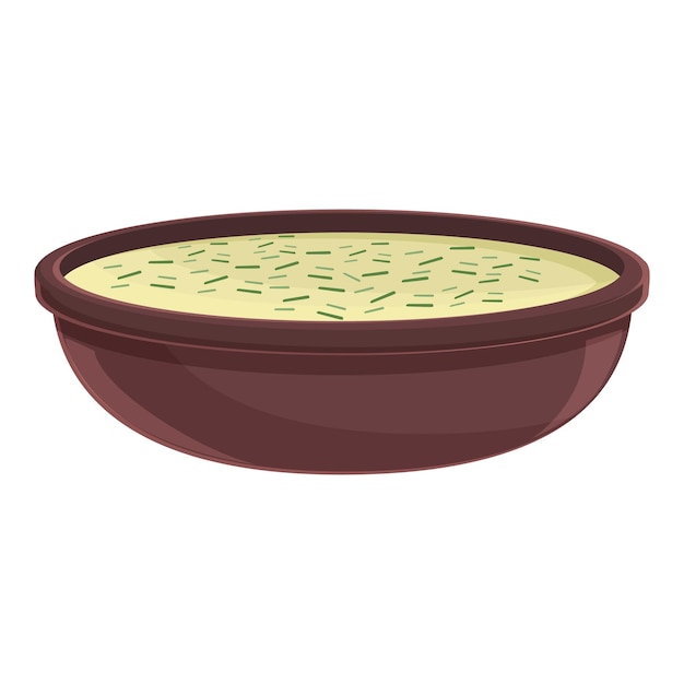 Sopa icono dibujos animados vector comida marroquí menú salsa