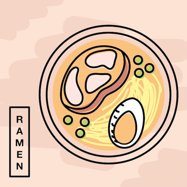 Sopa de ramen japonesa