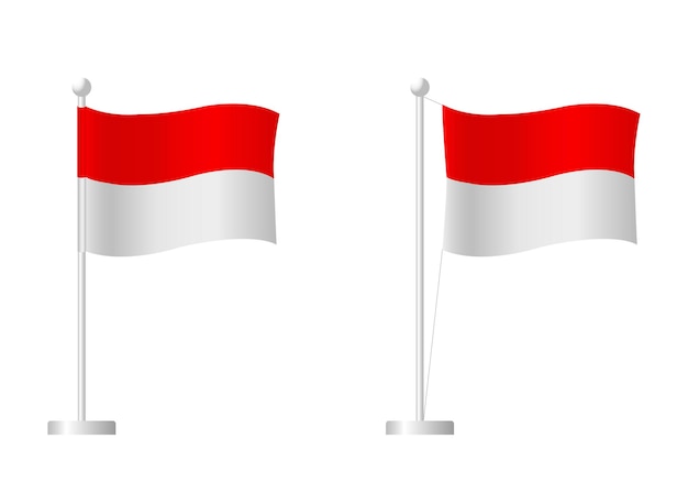 Soporte de la bandera de Indonesia