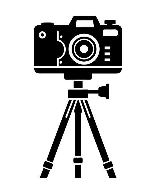 soporte de cámara con ilustración de cámara trípode de cámara soporte de foto equipo de fotografía