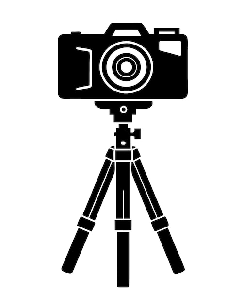 soporte de cámara con ilustración de cámara trípode de cámara soporte de foto equipo de fotografía