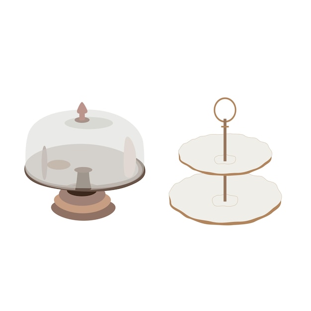 Soporte para pasteles con y sin tapa
