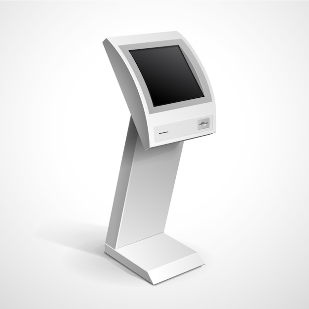 Soporte de terminal de monitor de pantalla de información