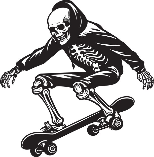 Soul Sliders Skeleton Skateboarding Maestros del Flujo Evolución etérea El cambio constante