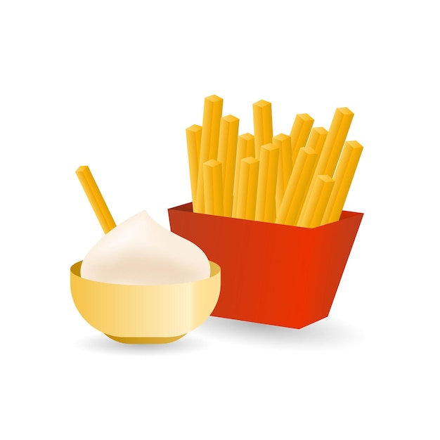 Souse icon 3d ilustración de la colección de comida rápida Creative Souse icon 3d para plantillas de diseño web infografías y más