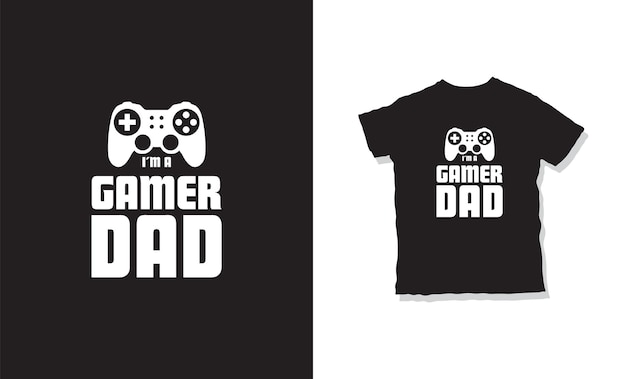 Soy un diseño de camiseta de papá jugador.