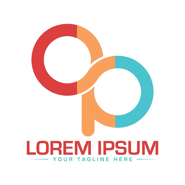 SP Diseño de logotipo de letras artísticas con fuente Creative Serif en colores blanco y negro Logotipo vectorial