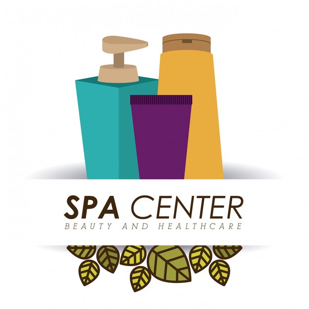 Spa design, vector illustration.