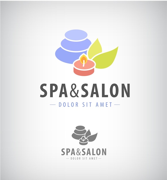 Spa salón relax icono aislado