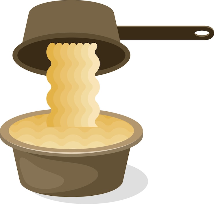 Vector spaghetti vector imagen fondo aislado