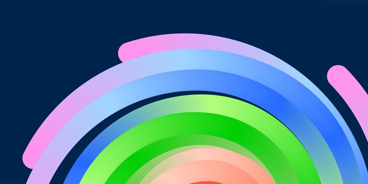 Vector splash colorido y elementos de diseño geométrico