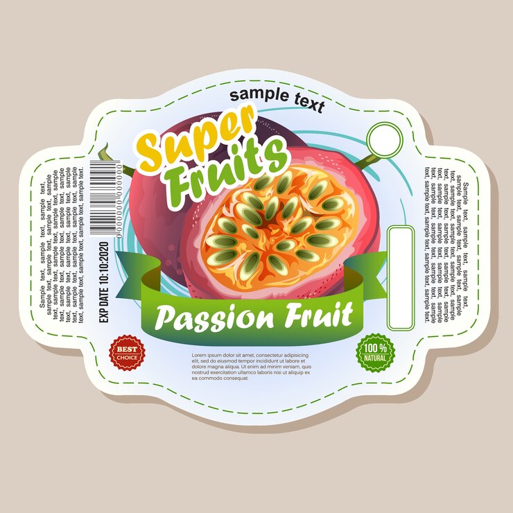 splash de fruta de la pasión