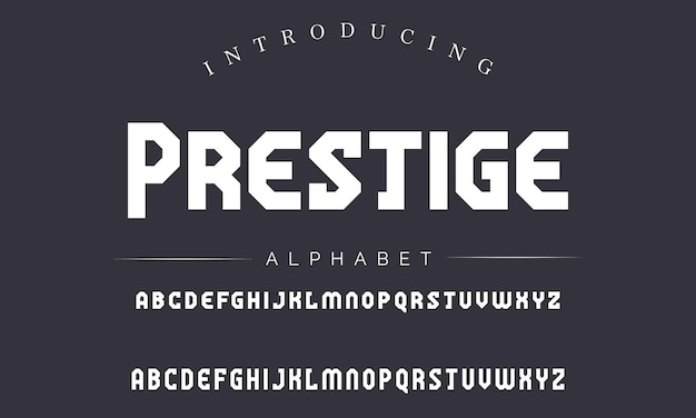 Sport Modern Italic Alphabet Font Tipografía fuentes de estilo urbano para tecnología logotipo de película digital