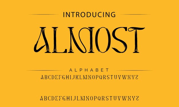 Sport Modern Italic Alphabet Font Tipografía fuentes de estilo urbano para tecnología logotipo de película digital