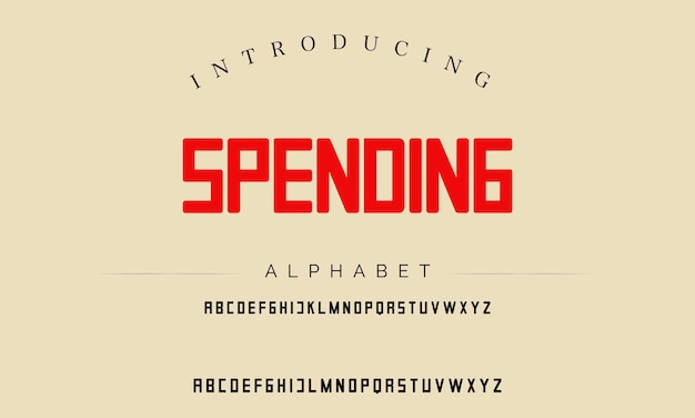 Sport Modern Italic Alphabet Font Tipografía fuentes de estilo urbano para tecnología logotipo de película digital