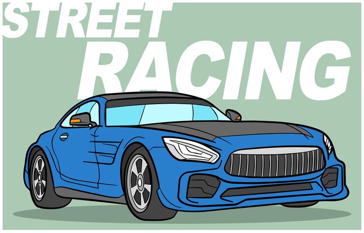 Vector sport racing car suv vector ilustración