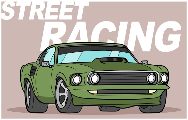 Sport Racing Car SUV Vector Ilustración