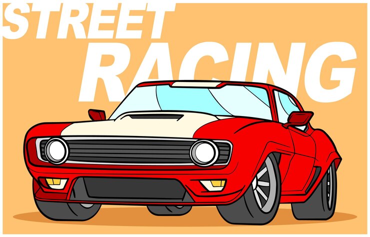 Vector sport racing car suv vector ilustración