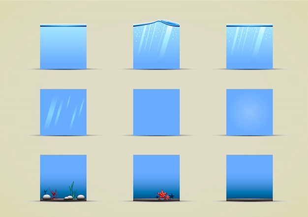 Sprites de agua para videojuegos.