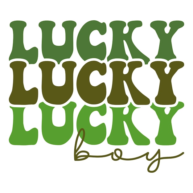 St Patrick's Day diseño retro svg y descarga digital