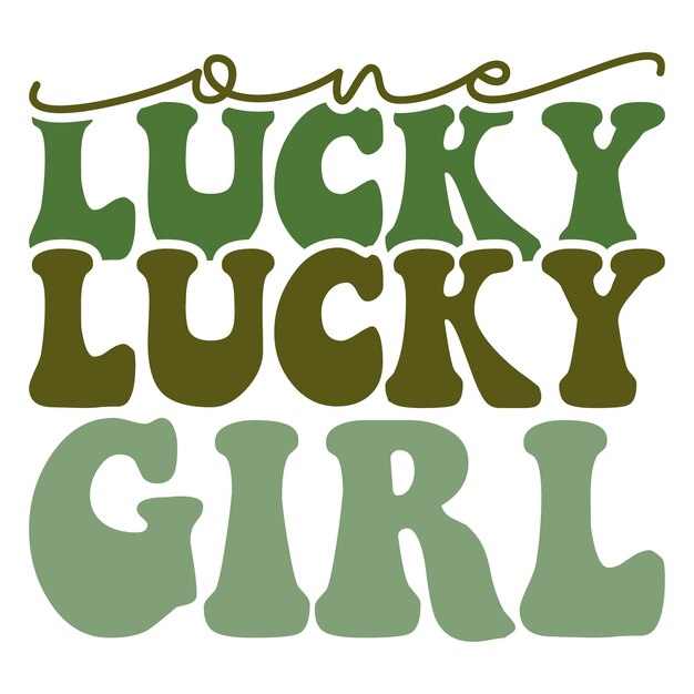 St Patrick's Day diseño retro svg y descarga digital