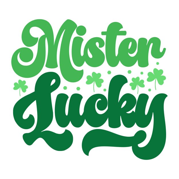 St Patrick's Day diseño SVG retro y descarga digital