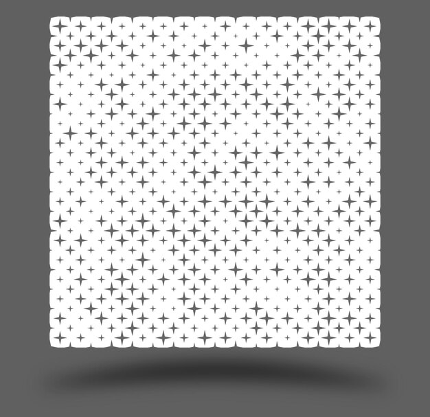 Starlight Patrón de estrellas sin costuras estrellas de diferentes tamaños y tonos Fondo para uso multipropósito Estilo simple
