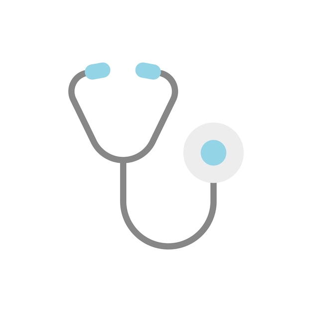 Stethoscope icon represents healthcare and medical checkups perfect for World Health Day promotion