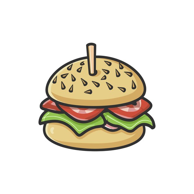 Sticker de comida rápida