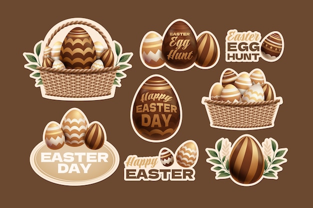 Sticker de huevo de Pascua
