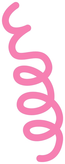 Sticker de línea curva