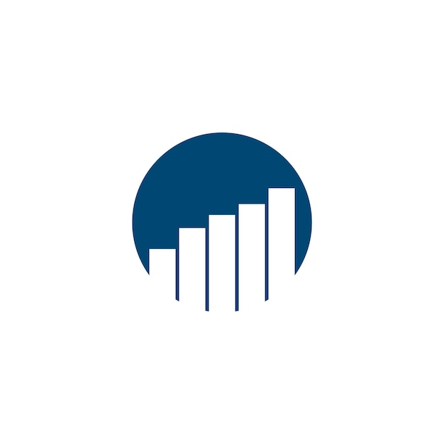 Stock Exchange Logo Plantilla Ilustración Diseño Vector EPS 10