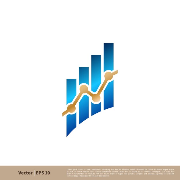 Stock Exchange Logo Plantilla Ilustración Diseño Vector EPS 10