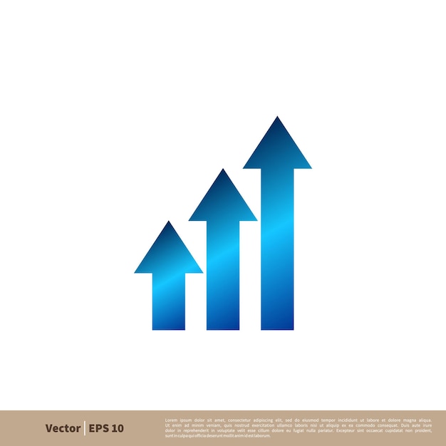 Stock Exchange Logo Plantilla Ilustración Diseño Vector EPS 10