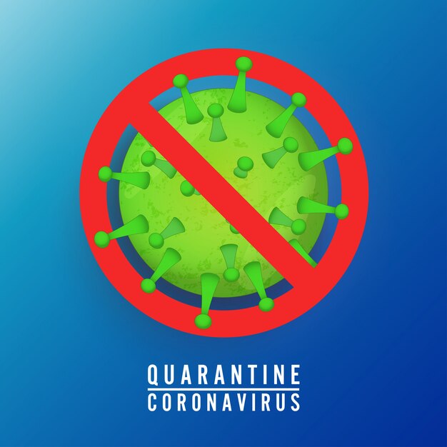 Stop Covid-19 Sign & Symbol, Ilustración concepto coronavirus COVID-19.