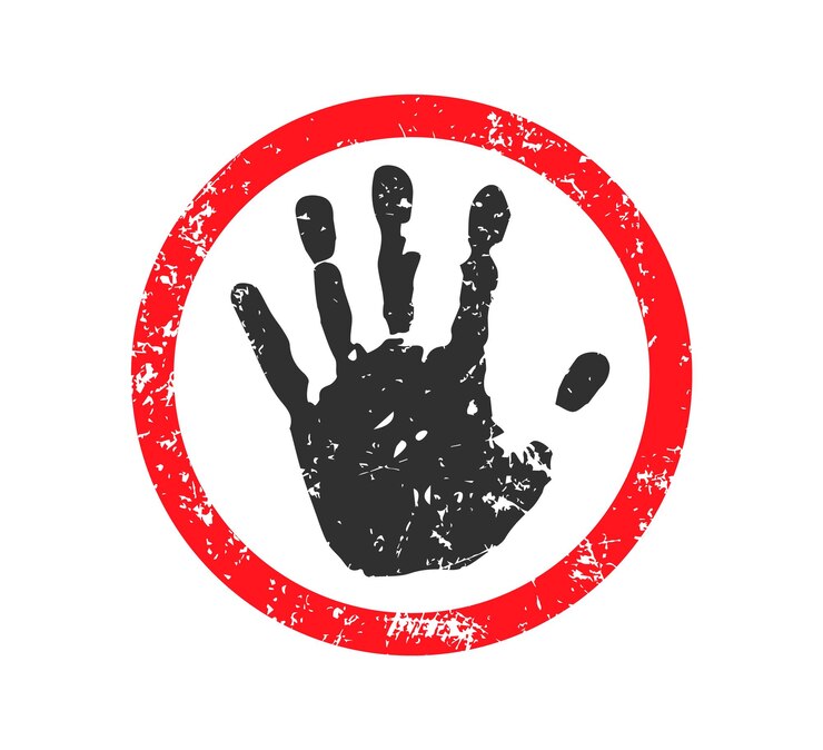 Vector stop señal de tráfico sin entrada icono forma establecida símbolo del logotipo de prohibición de tráfico imagen de ilustración vectorial
