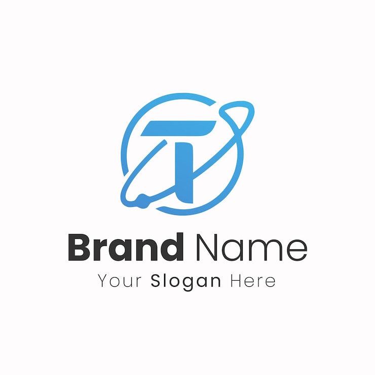 Vector a stunning modern logo design illustrating a letter t and global connection