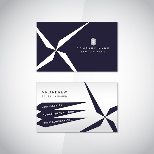 Styling windmill business card